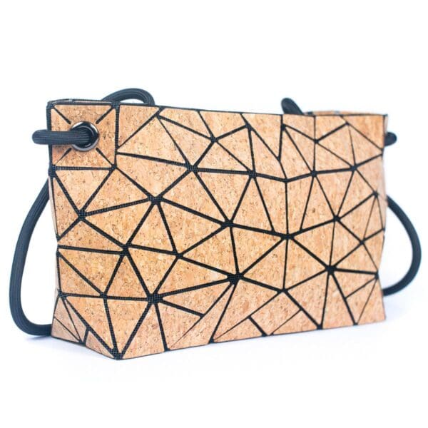 Cork Irregular Geometric Pattern Women's Crossbody