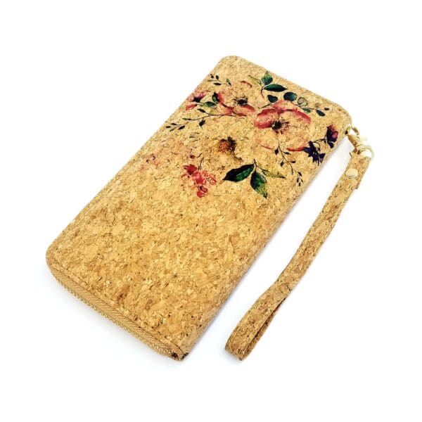 Cork Zipper Wallet My Garden