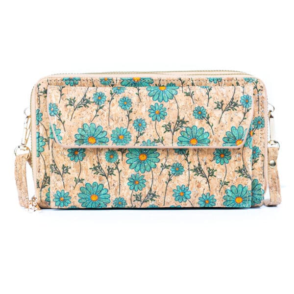 Women's Horizontal Cork Phone Bag