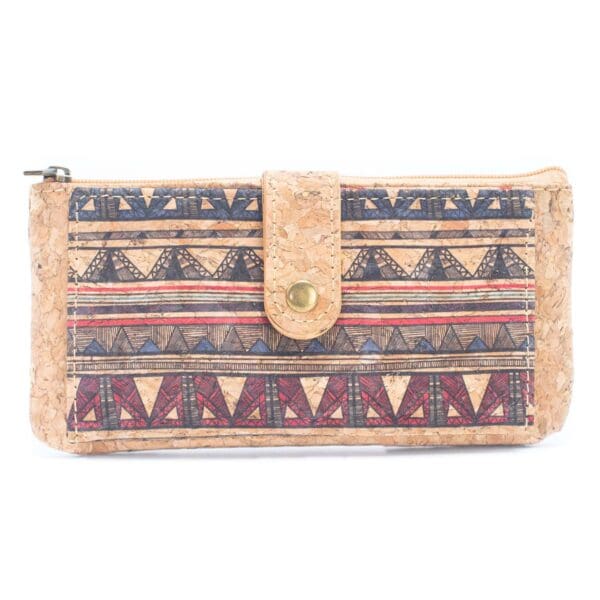 Flower pattern ladies slim card wallets