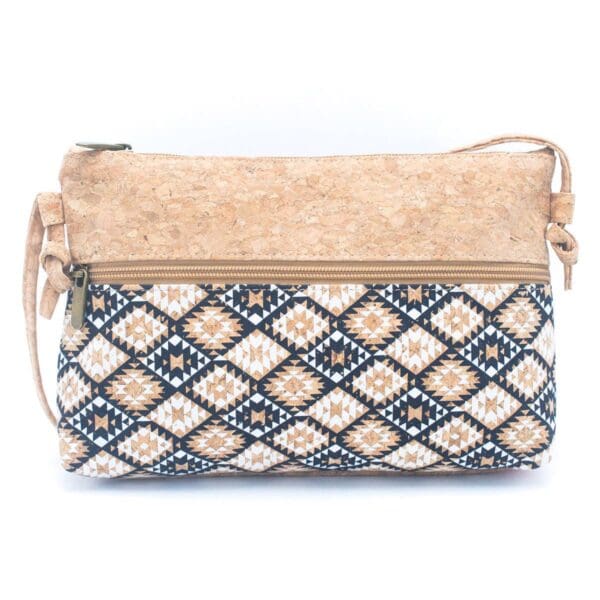 Cork Ethnic style print Design Women's Crossbody Bag
